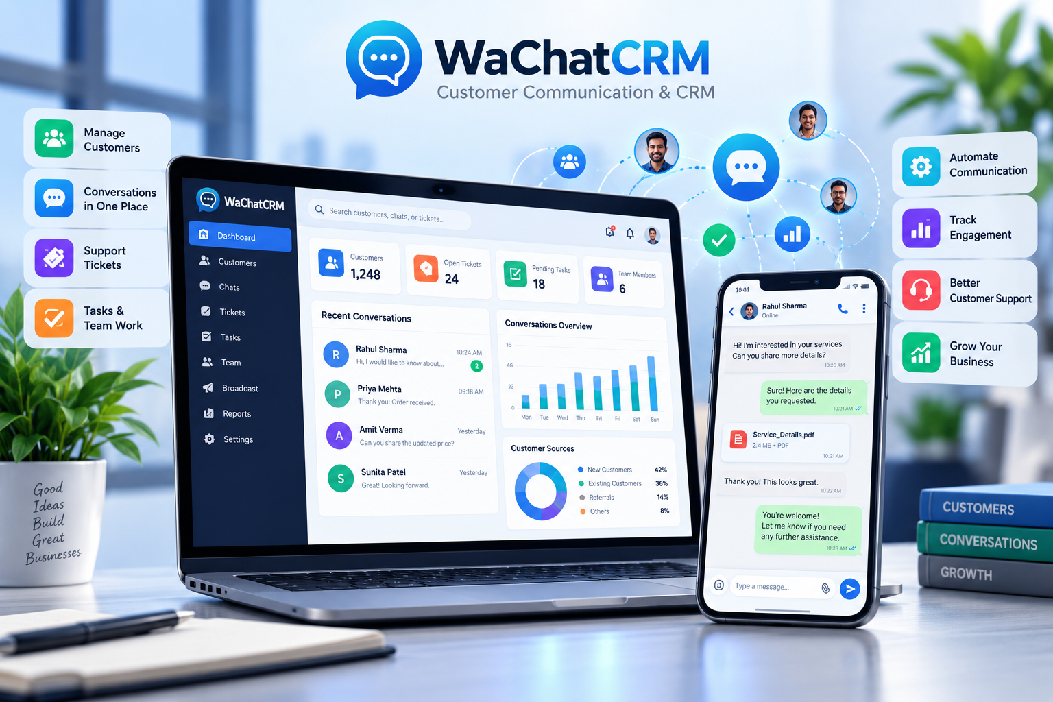 Introducing WaChatCRM: Turn Your WhatsApp Into a Powerful Business Growth Engine
